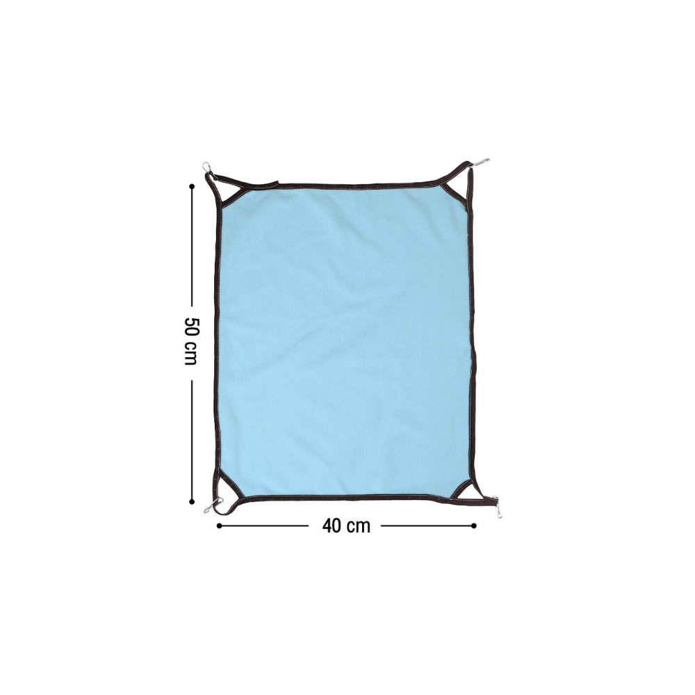 ที่นอนแมวแขวนกรง THAI SUN SPORT รุ่น PET0012-BU ขนาด 40*50 สีฟ้า